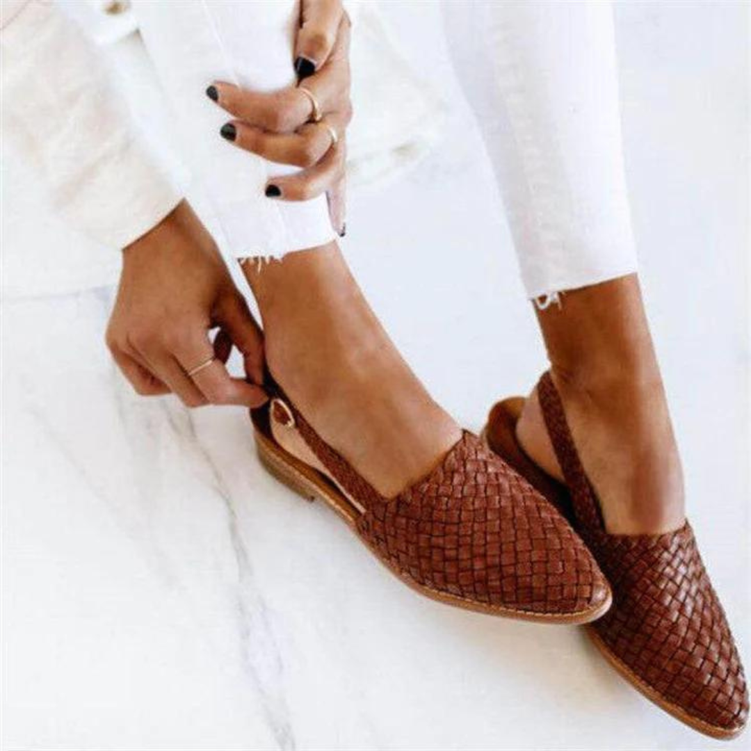 Women's Woven Ballerina Flats