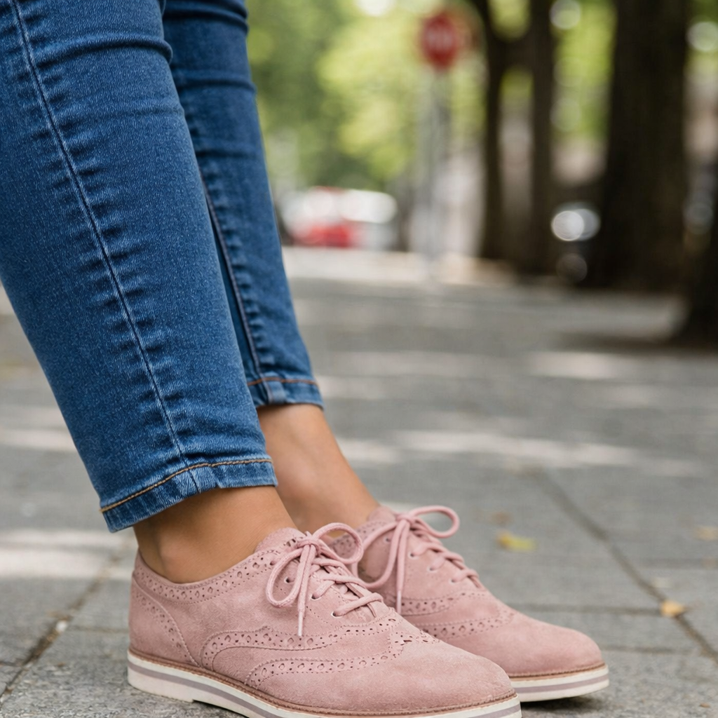 Women's Lace-Up Oxford Shoes