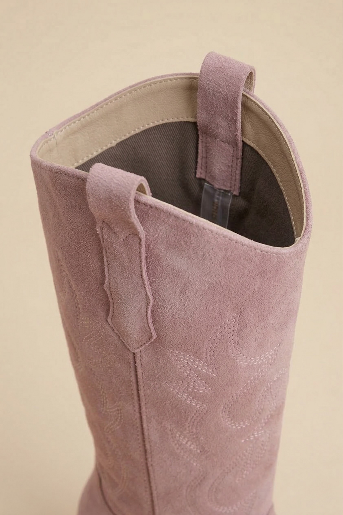 Women's Knee-High Suede Cowboy Boots