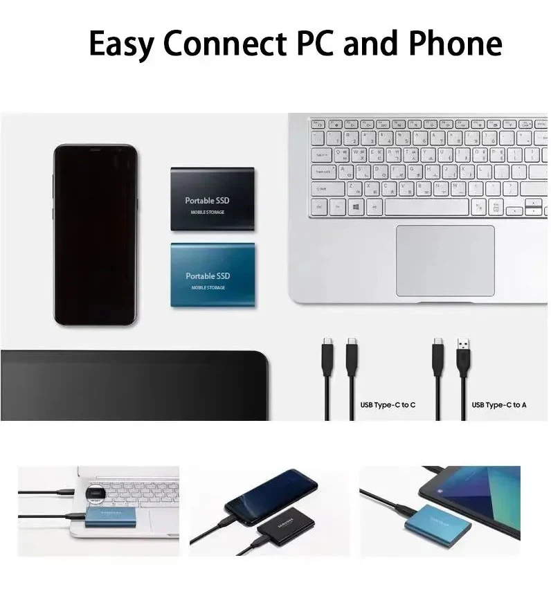 Portable External SSD Drive