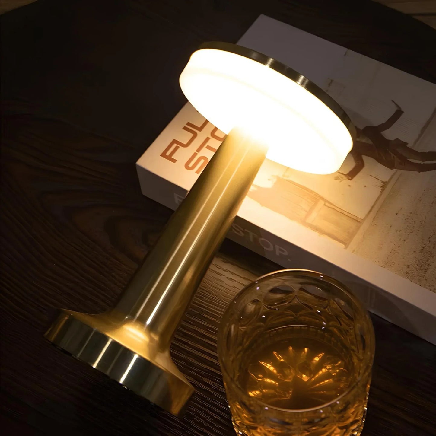 Portable Dimmable Table Lamp – Retro Cordless LED Light