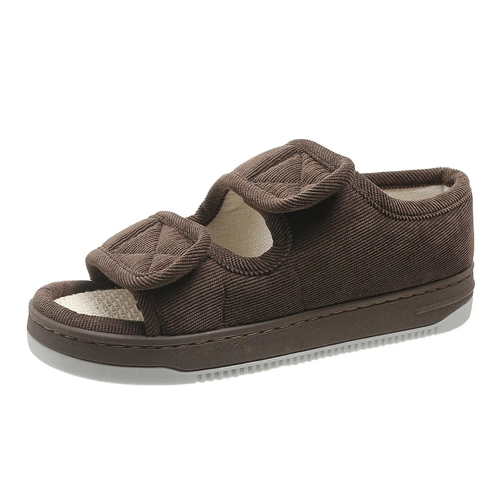 Adjustable Wide-Fit Comfort Sandals for Swollen Feet