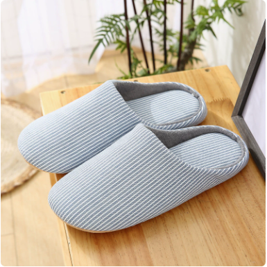 Women’s Ultra-Soft Cotton House Slippers – Non-Slip Cushioned EVA Foam Slides