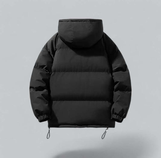 Men's Warm Winter Parka Coat – Windproof Adjustable Hood