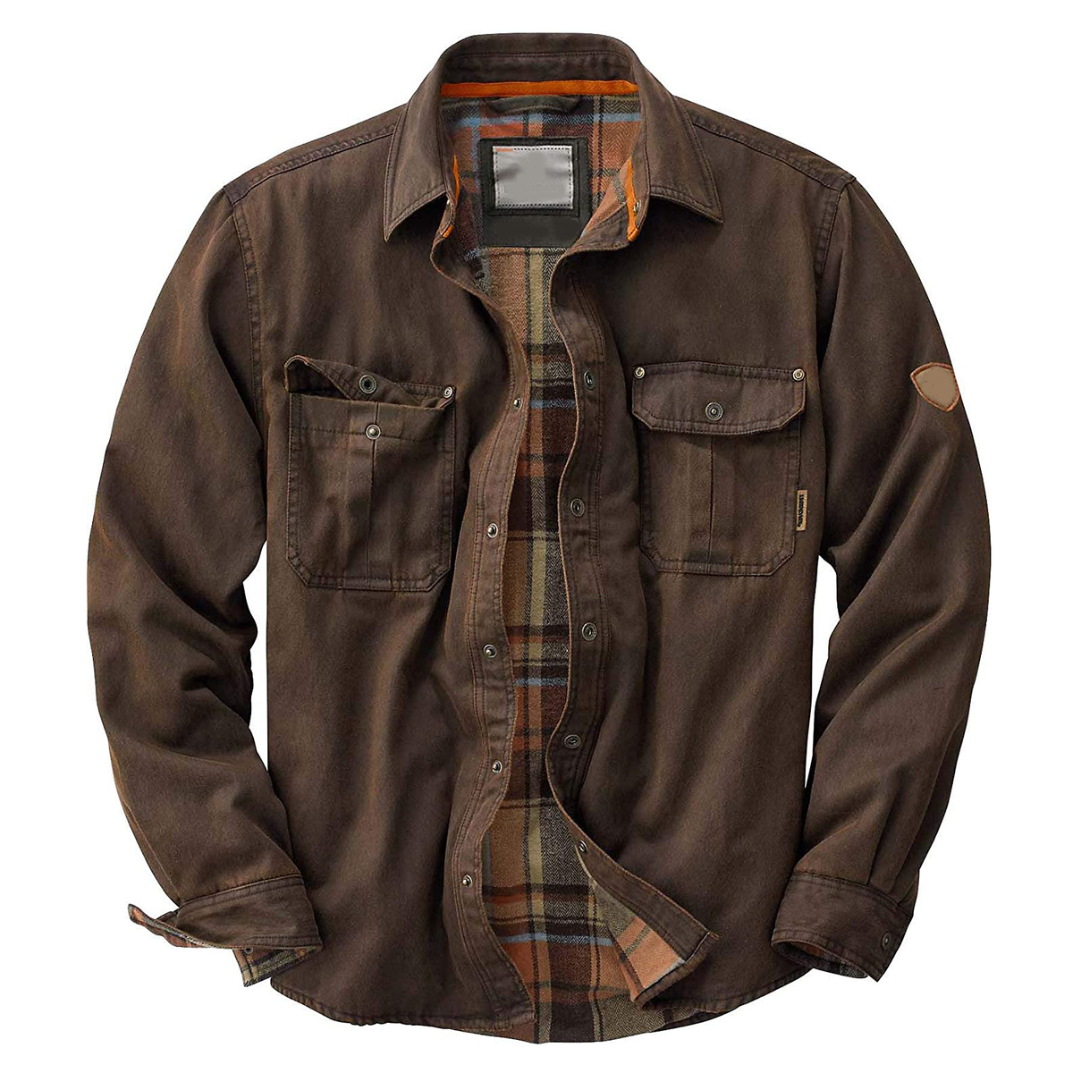 Men’s Waxed Trucker Jacket – Classic Casual Outerwear