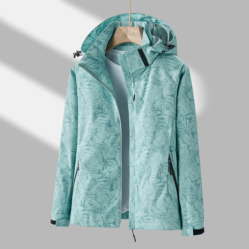 Women’s Lightweight Hooded Jacket with Adjustable Hood