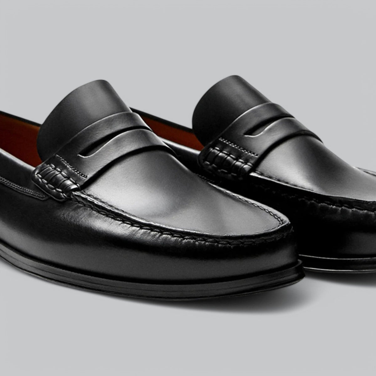 Men's Classic Leather Penny Loafers