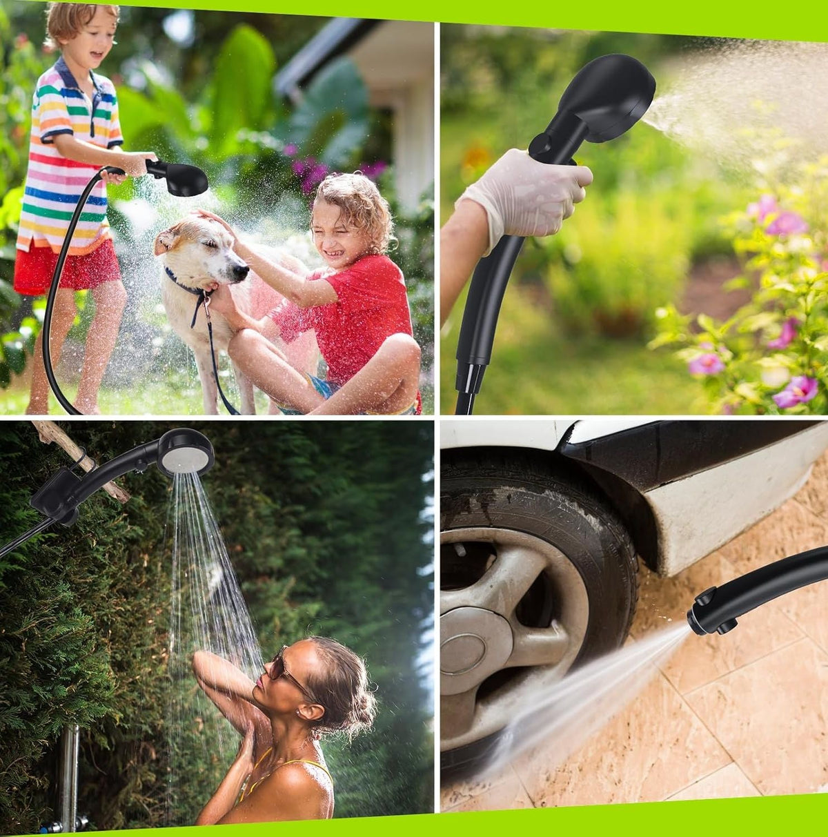 Portable Electric Camping Shower – Rechargeable Outdoor Shower