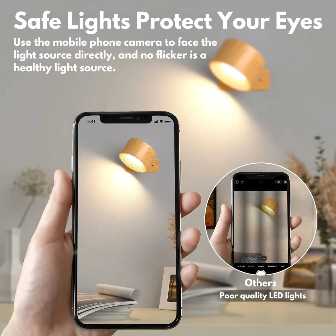 Rechargeable Wall Light with Touch or Remote Control