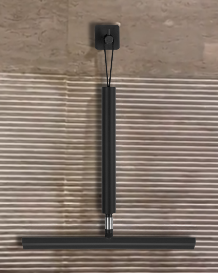 Deluxe Extendable Shower Squeegee – Long Telescopic Handle Glass Window Cleaner