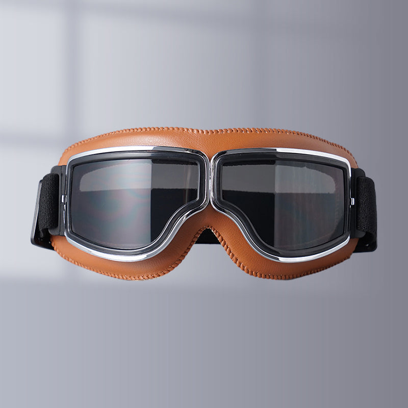Vintage Motorcycle Goggles for Open Face Helmets