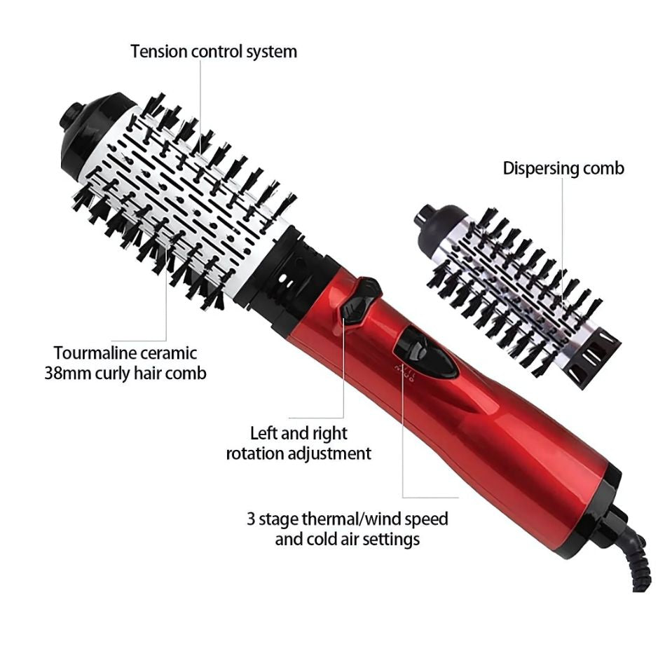 Rotating Hair Dryer Brush – Volumising Blowout Styler