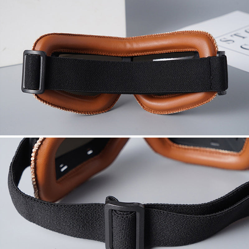 Vintage Motorcycle Goggles for Open Face Helmets