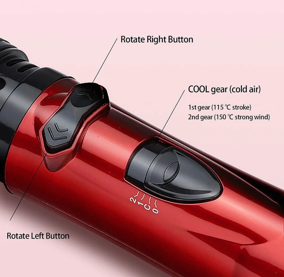 Rotating Hair Dryer Brush – Volumising Blowout Styler