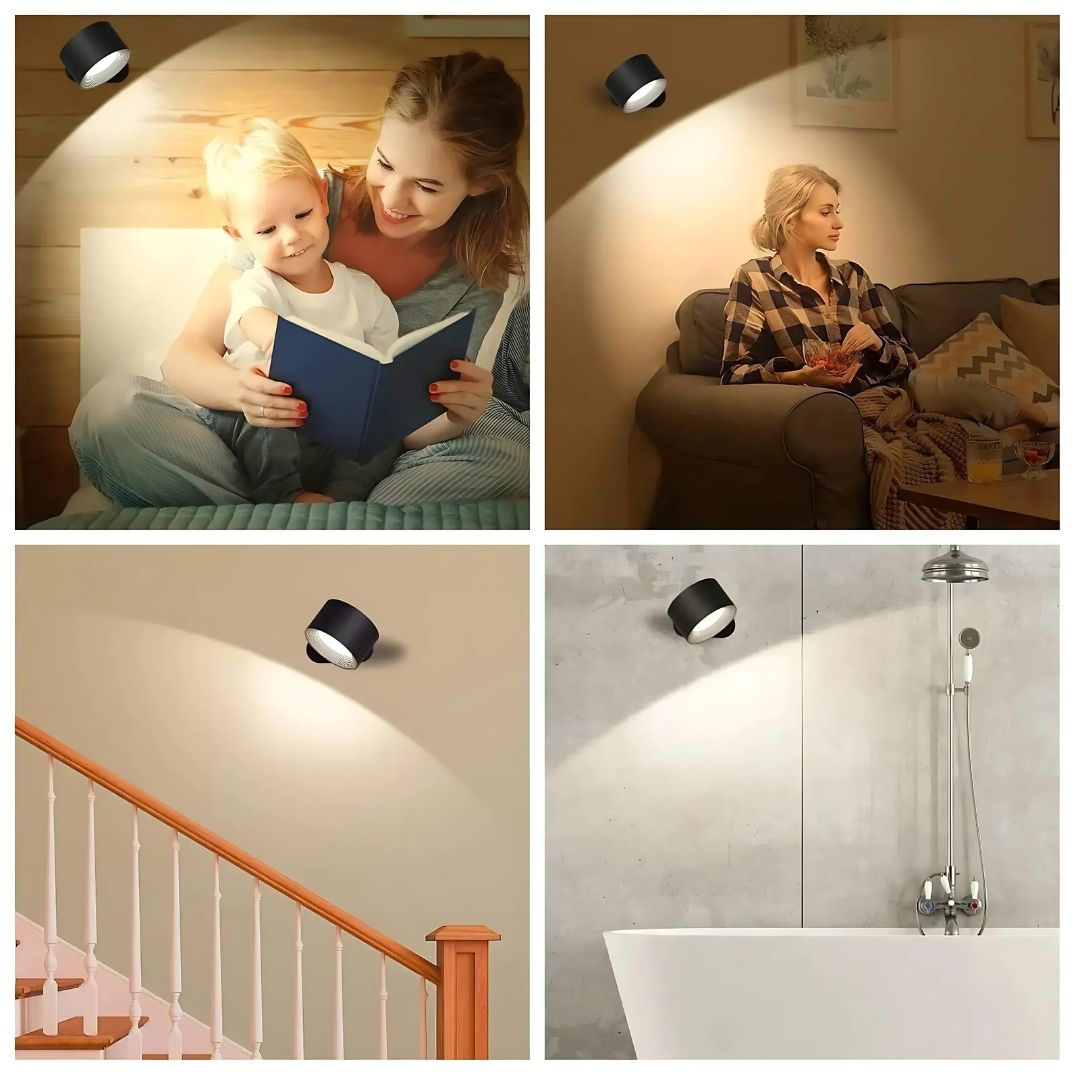 Rechargeable Wall Light with Touch or Remote Control
