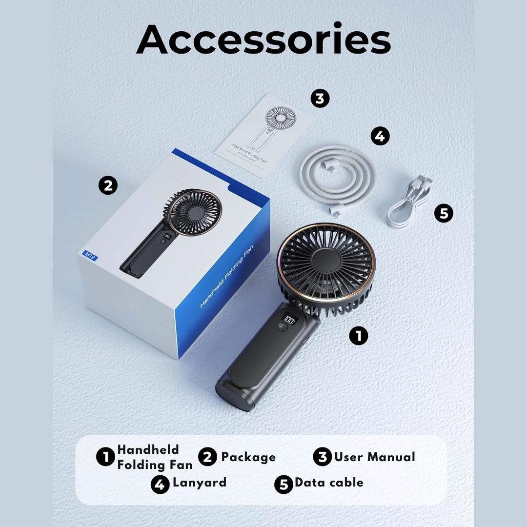 Foldable Handheld Fan