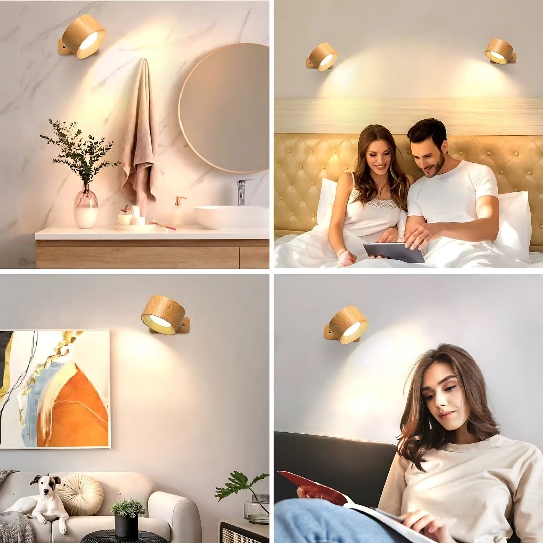 Rechargeable Wall Light with Touch or Remote Control