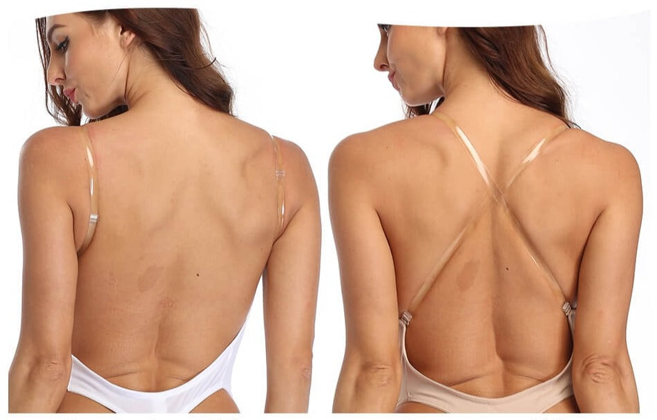 Lizy Deep V Backless Bodysuit