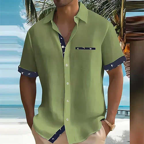 Liam Men's Short-Sleeve Summer Shirt