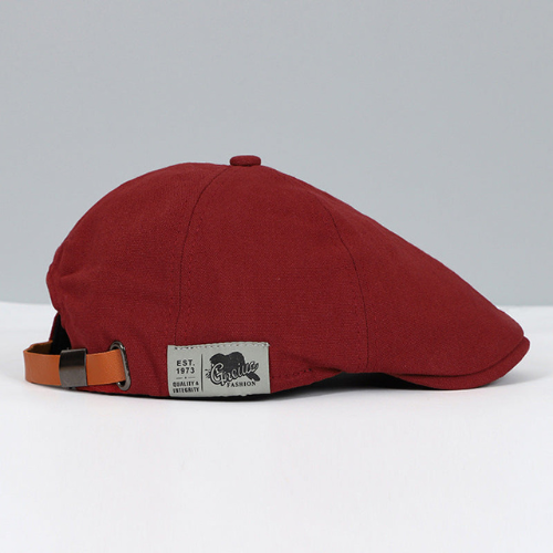 Men’s Adjustable Classic Beret – Vintage French Style Flat Cap & Cabbie Hat