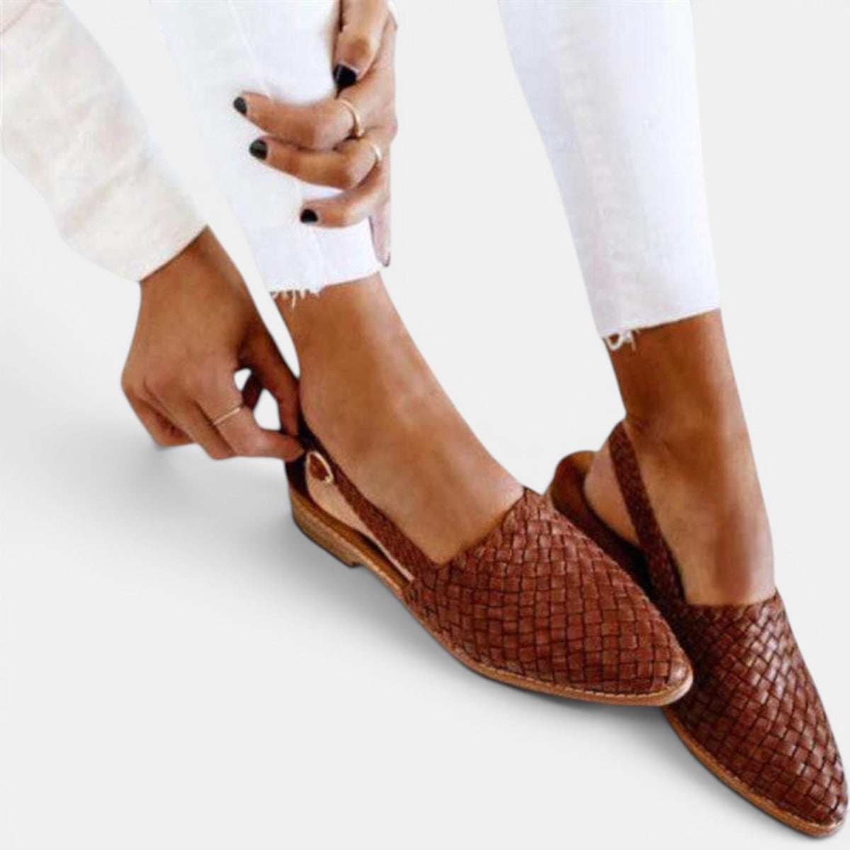 Women's Woven Ballerina Flats