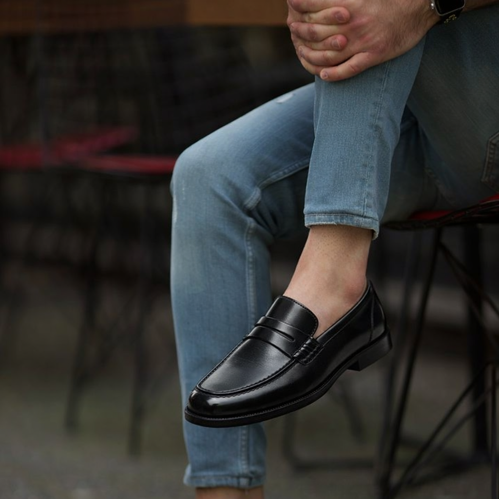 Men's Classic Leather Penny Loafers