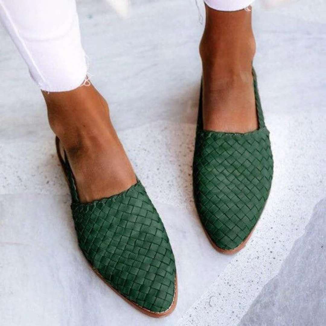 Women's Woven Ballerina Flats