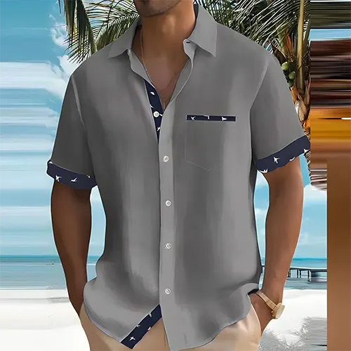 Liam Men's Short-Sleeve Summer Shirt
