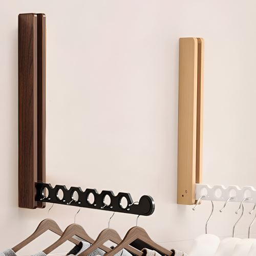 Collapsible Wooden Clothes Rail – Space-Saving Hanger