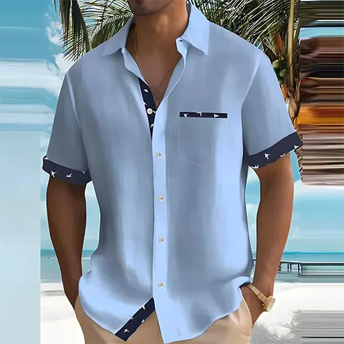 Liam Men's Short-Sleeve Summer Shirt