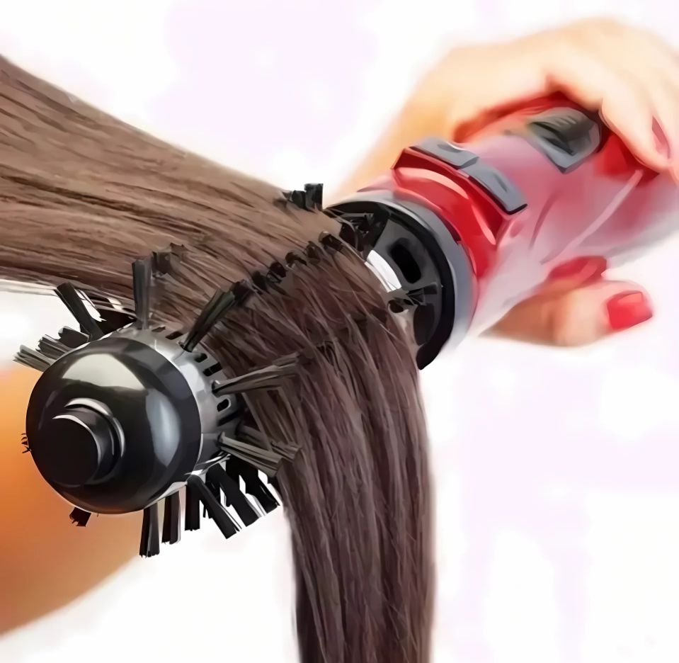Rotating Hair Dryer Brush – Volumising Blowout Styler