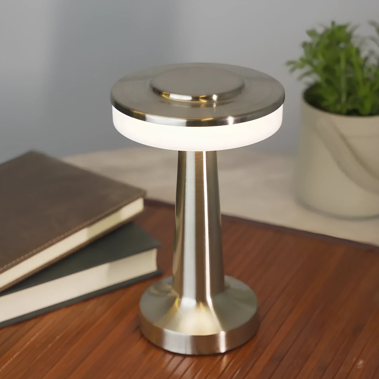 Portable Dimmable Table Lamp – Retro Cordless LED Light