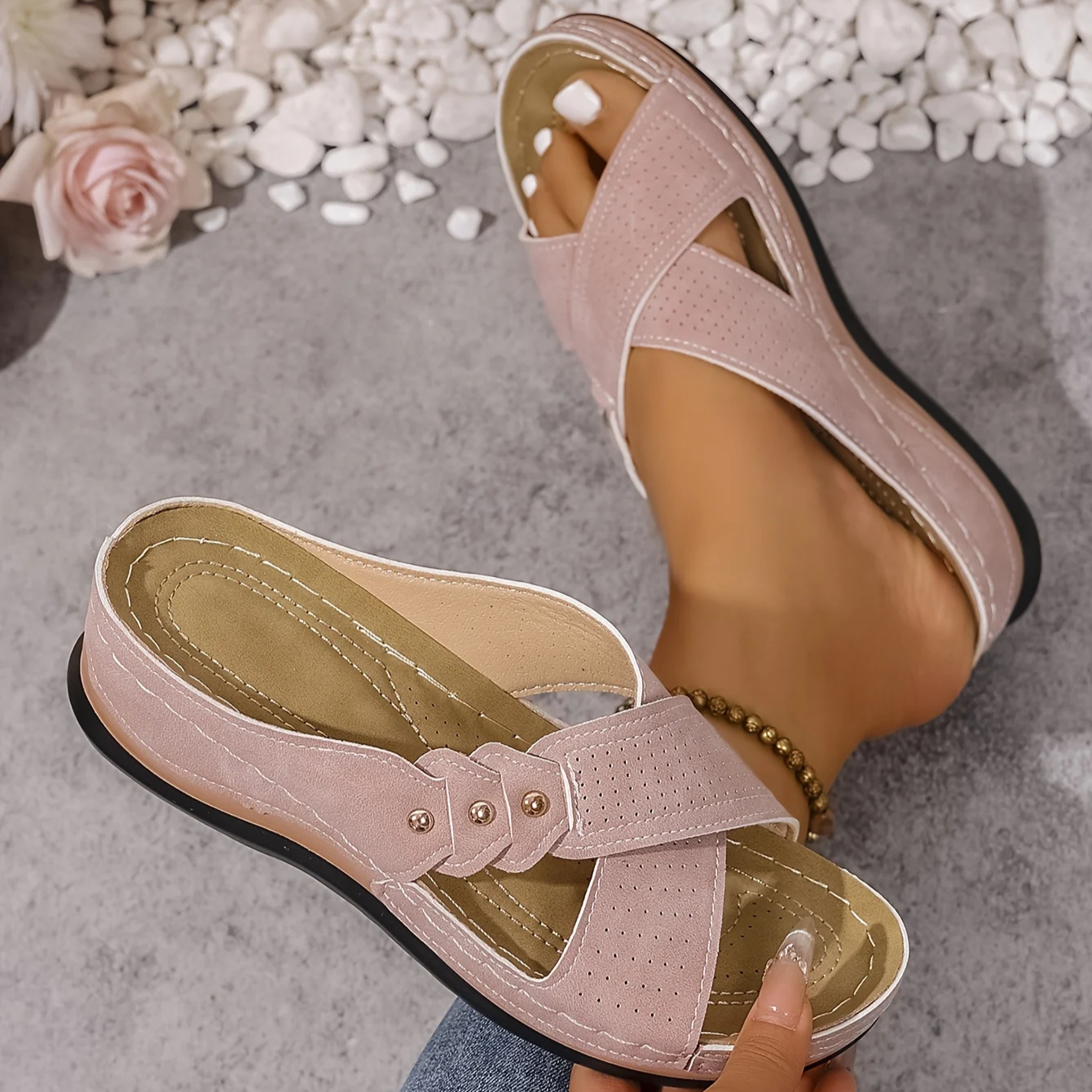 Women's Orthopedic Wedge Sandals – Anti-Slip Summer Shoes