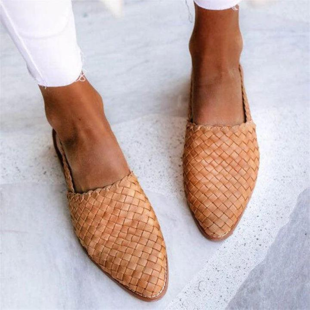 Women's Woven Ballerina Flats
