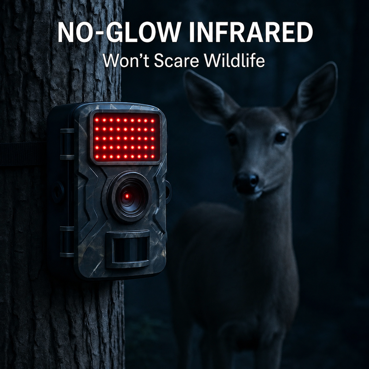 Outdoor Wildlife Trail Camera – 16MP 1080p Night Vision