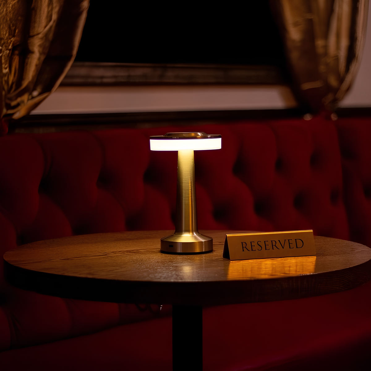 Portable Dimmable Table Lamp – Retro Cordless LED Light