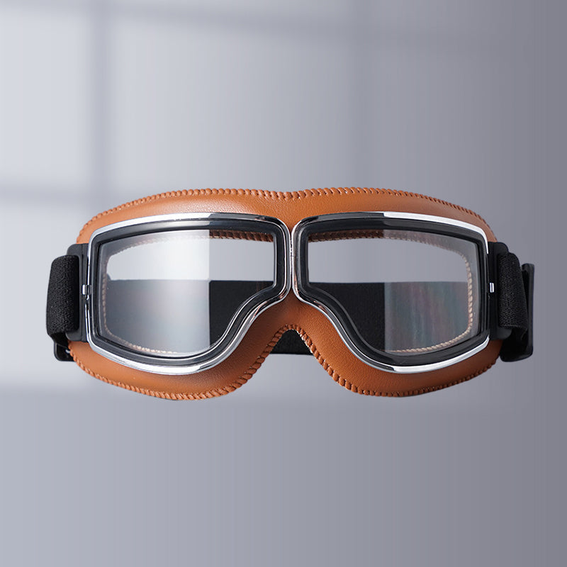 Vintage Motorcycle Goggles for Open Face Helmets