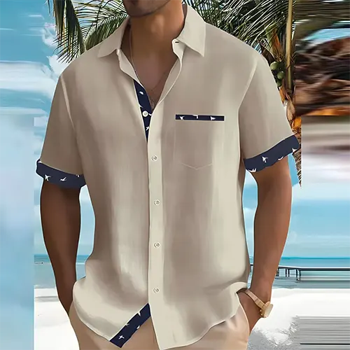 Liam Men's Short-Sleeve Summer Shirt