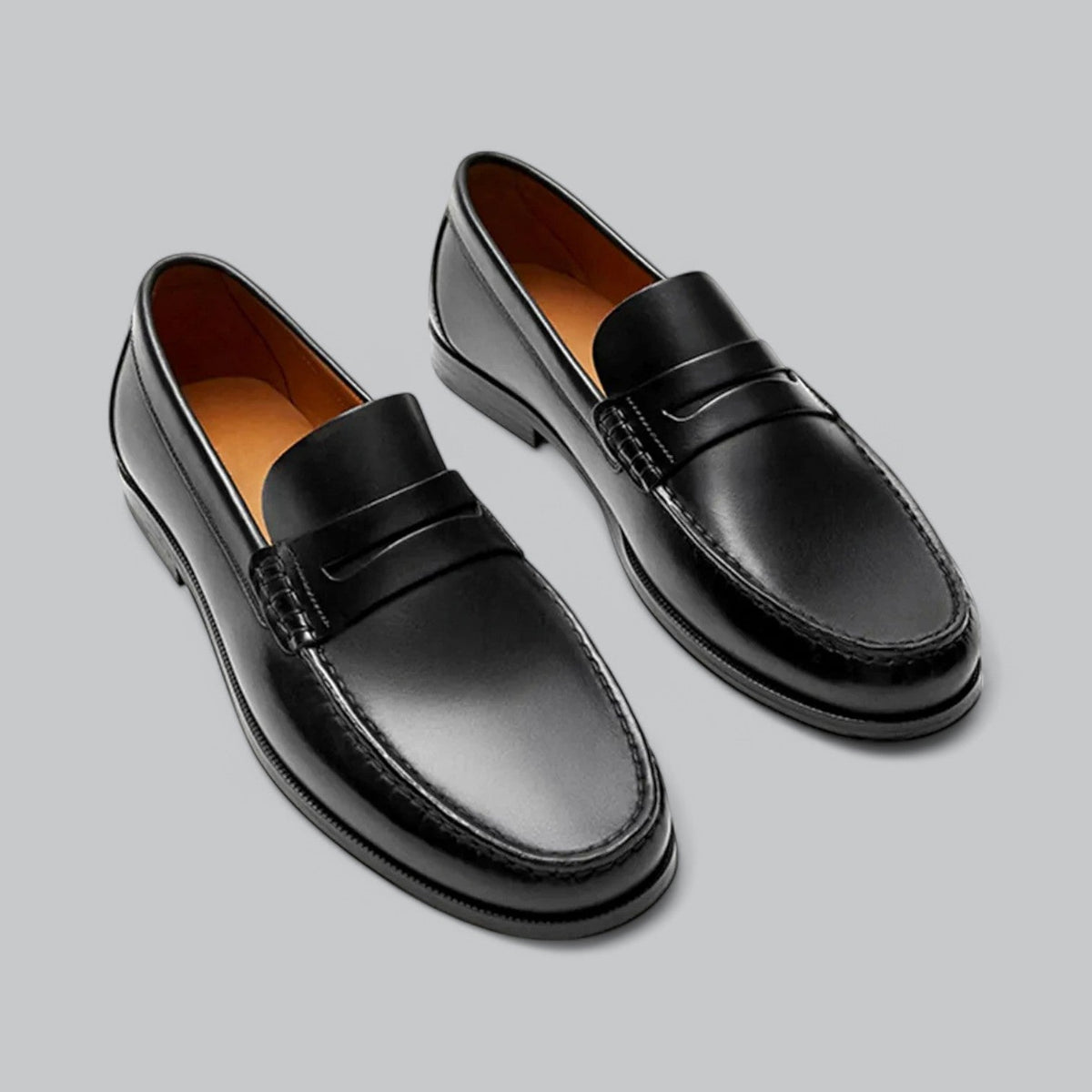 Men's Classic Leather Penny Loafers
