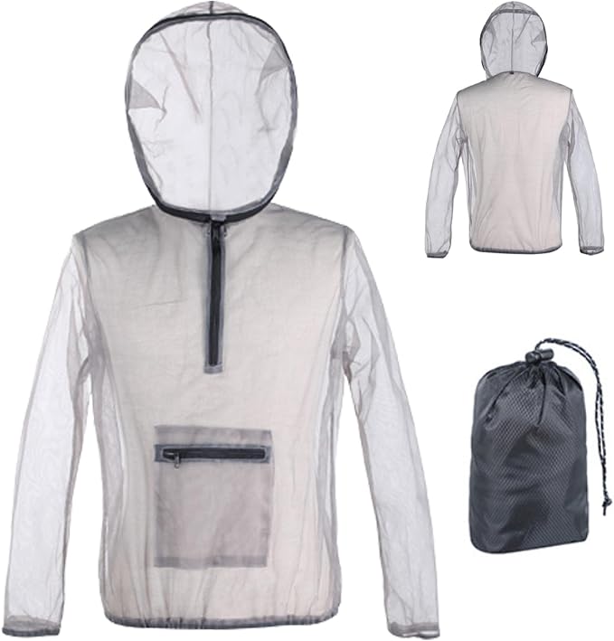 Ultralight Mesh Insect Jacket – Outdoor Bug Protection