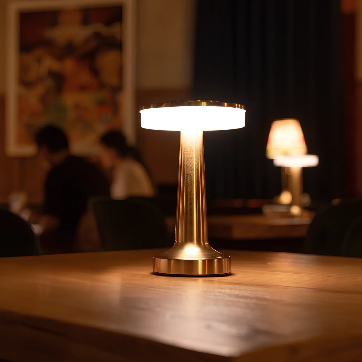 Portable Dimmable Table Lamp – Retro Cordless LED Light