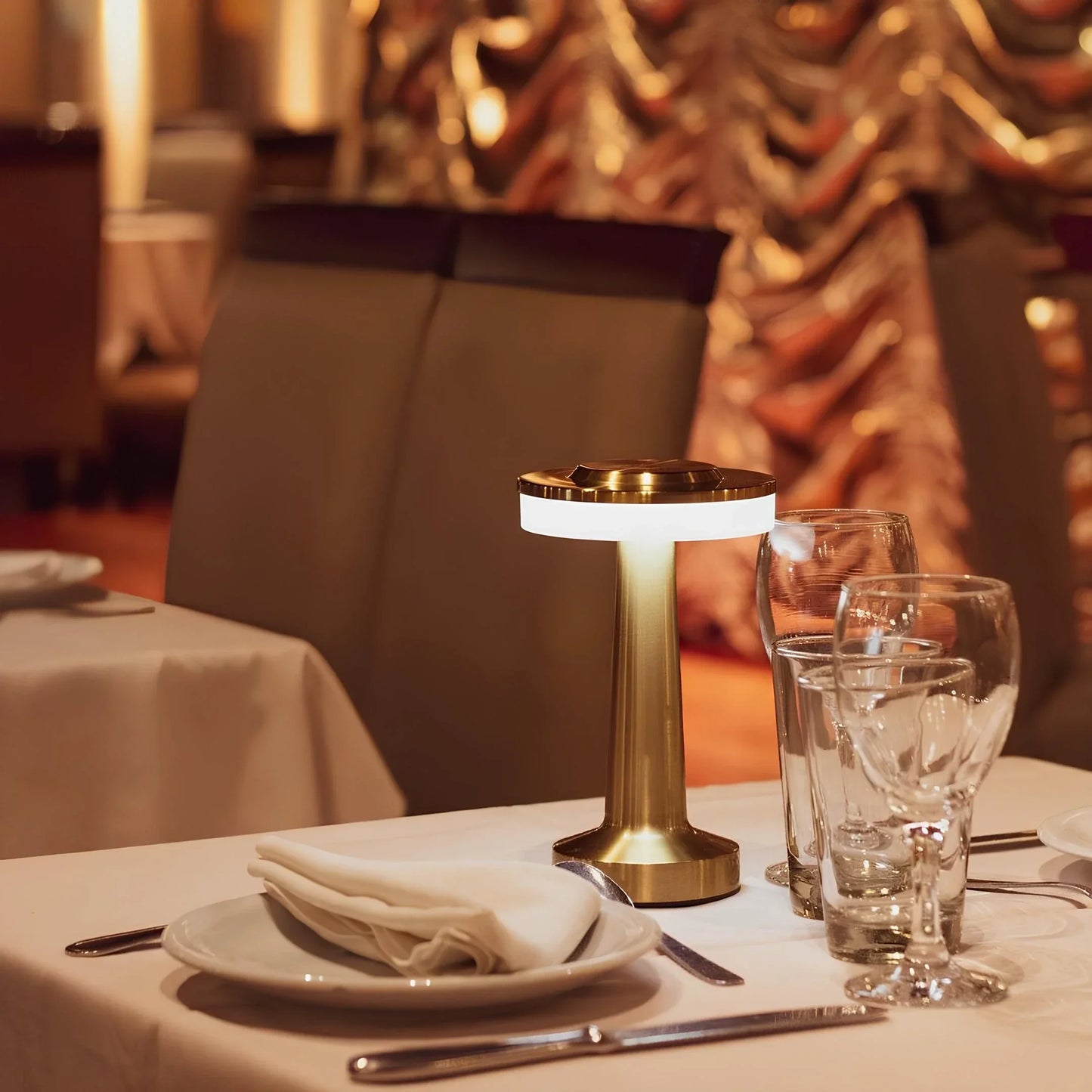 Portable Dimmable Table Lamp – Retro Cordless LED Light