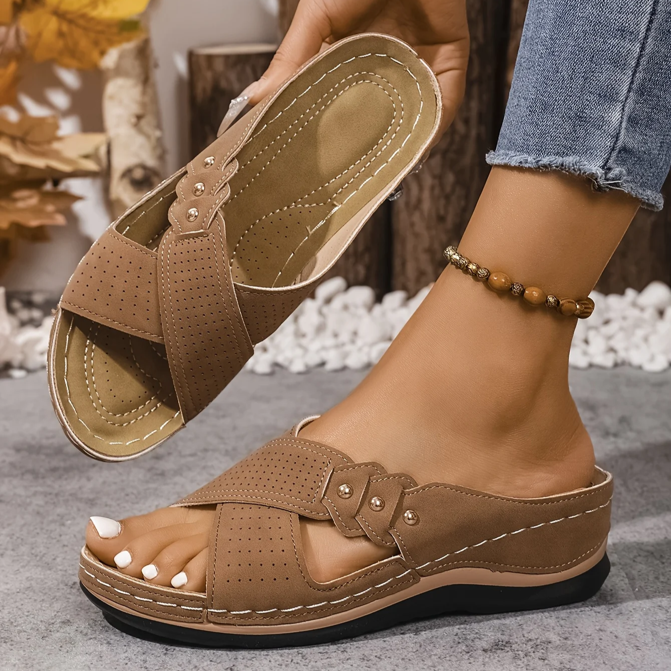 Women's Orthopedic Wedge Sandals – Anti-Slip Summer Shoes