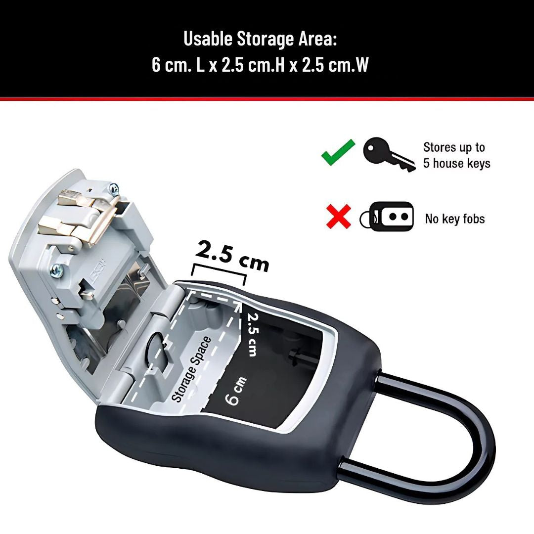 Combination Key Lock Box – Convenient Spare Key Storage