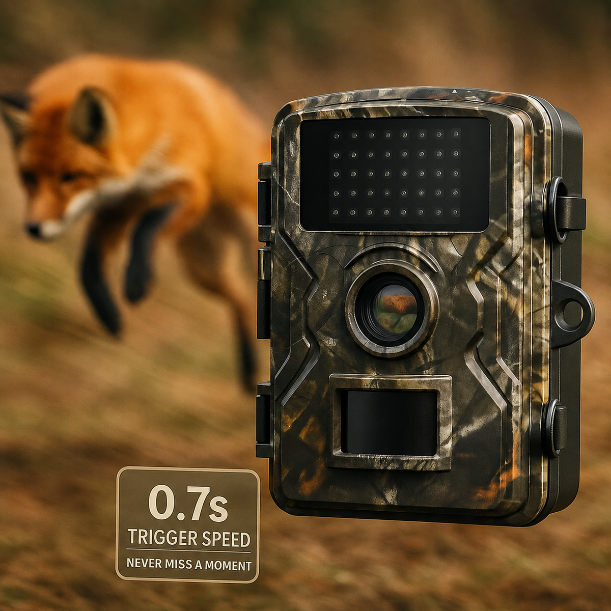 Outdoor Wildlife Trail Camera – 16MP 1080p Night Vision
