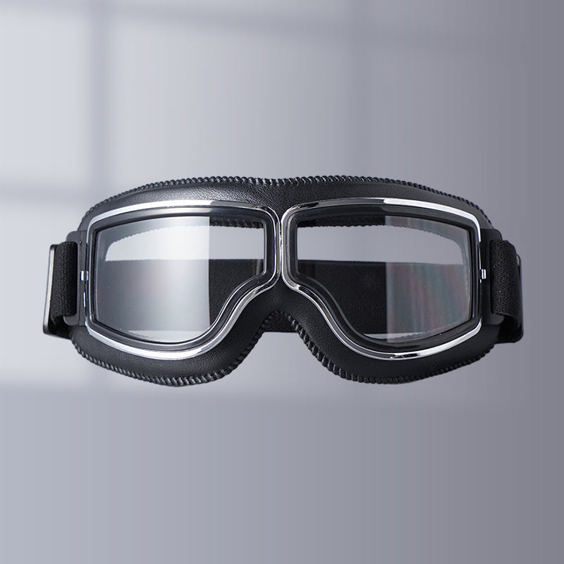 Vintage Motorcycle Goggles for Open Face Helmets
