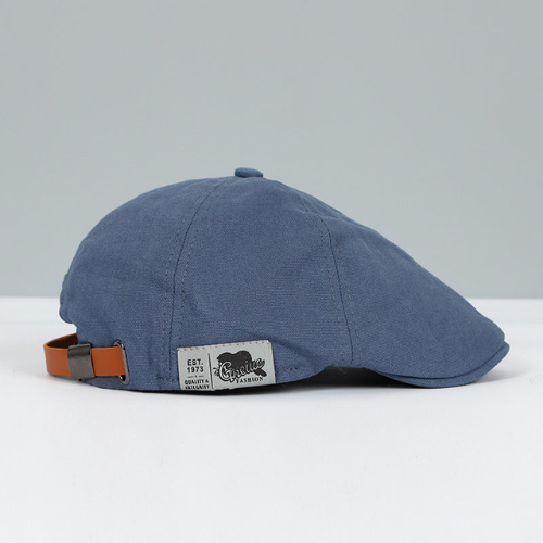 Men’s Adjustable Classic Beret – Vintage French Style Flat Cap & Cabbie Hat