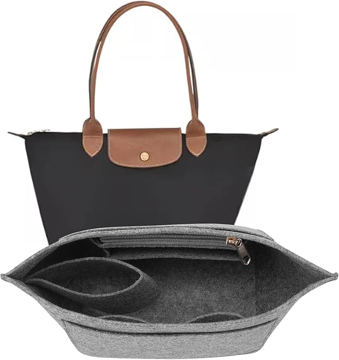 Tote Bag Organiser Insert with Multiple Compartments