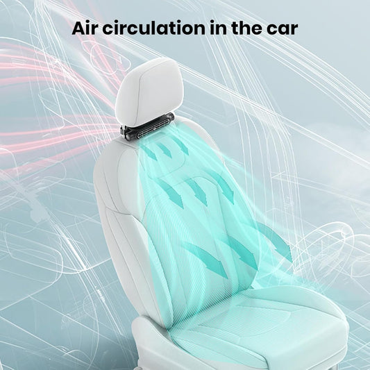 Bladeless USB Car Cooling Fan for Headrests