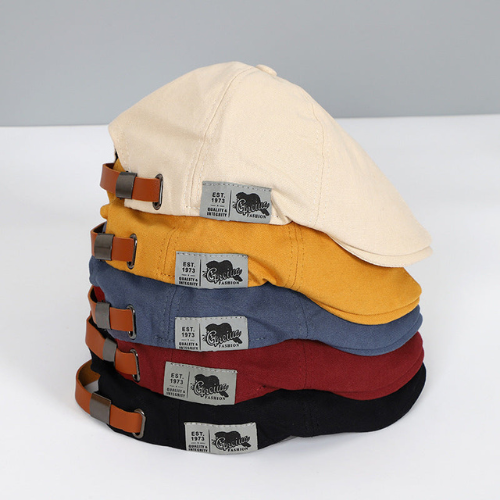 Men’s Adjustable Classic Beret – Vintage French Style Flat Cap & Cabbie Hat